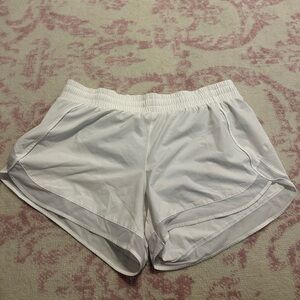 Athleta White Running Shorts